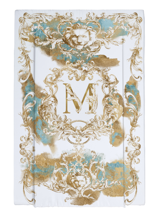 Royal crest gold changing mat