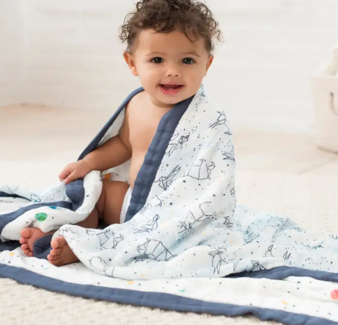 Essentials Cotton Muslin blanket stargaze Luxury(120cm)