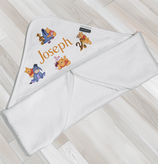 Toddlers shnuggle Personalised bath set Disney Winnie the pooh 12-4 years