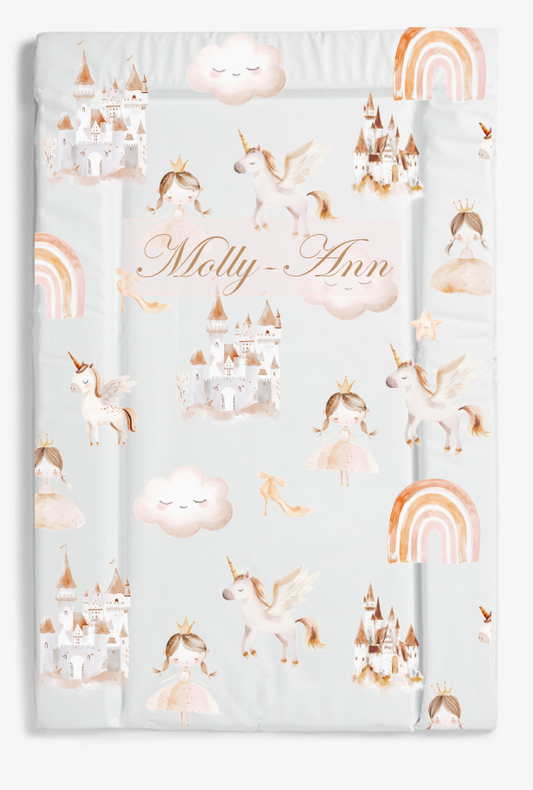 princess unicorn changing mat