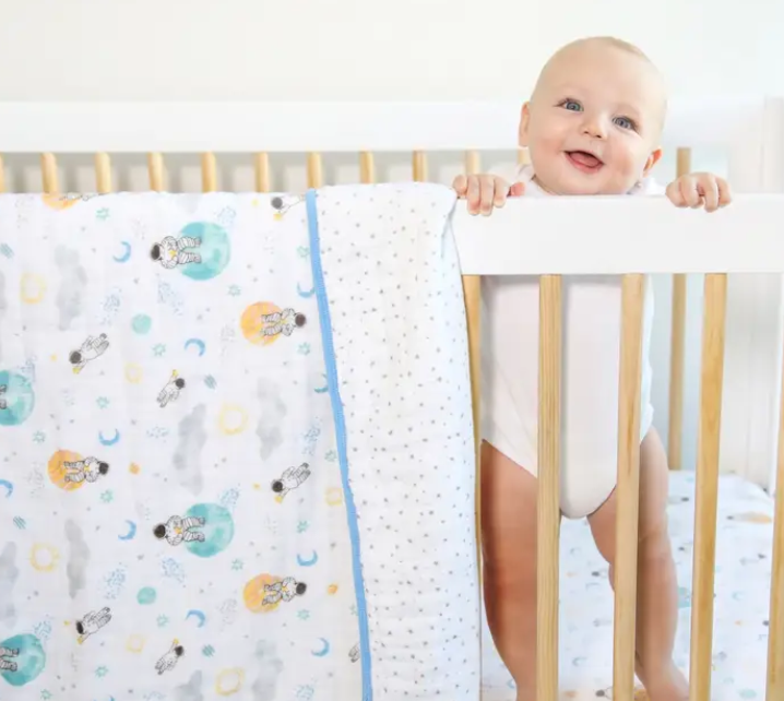 Essentials Cotton Muslin Blanket astronaut (112cm)