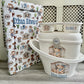 Shnuggle bath personalised set CowBear