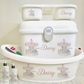 Ok Baby Bath personalised set carousal pink
