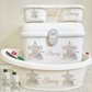 Ok Baby Bath personalised set carousal cream