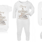 Ok Baby Bath personalised set carousal cream