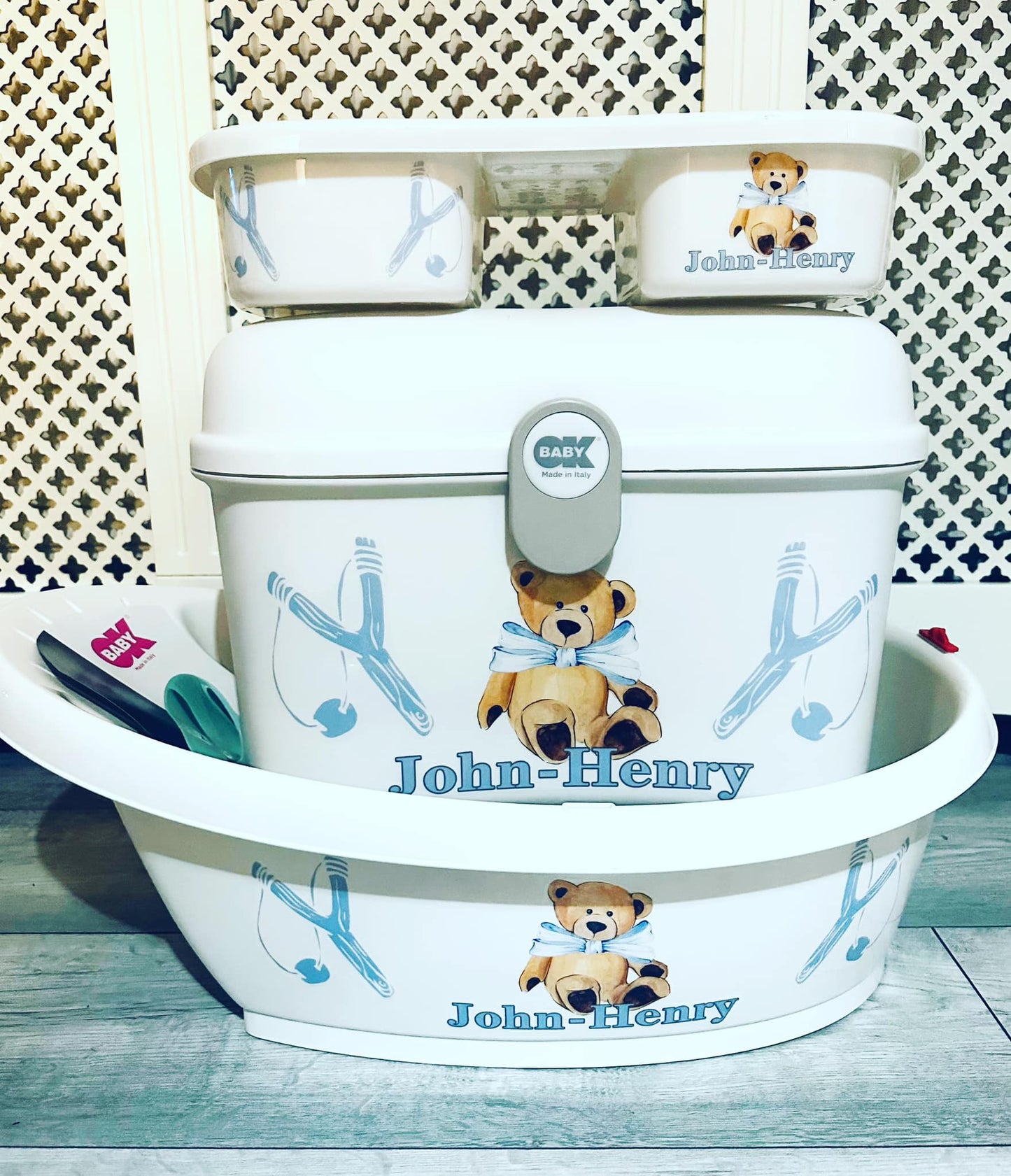 Ok baby Bear Sling Shot Bath Set