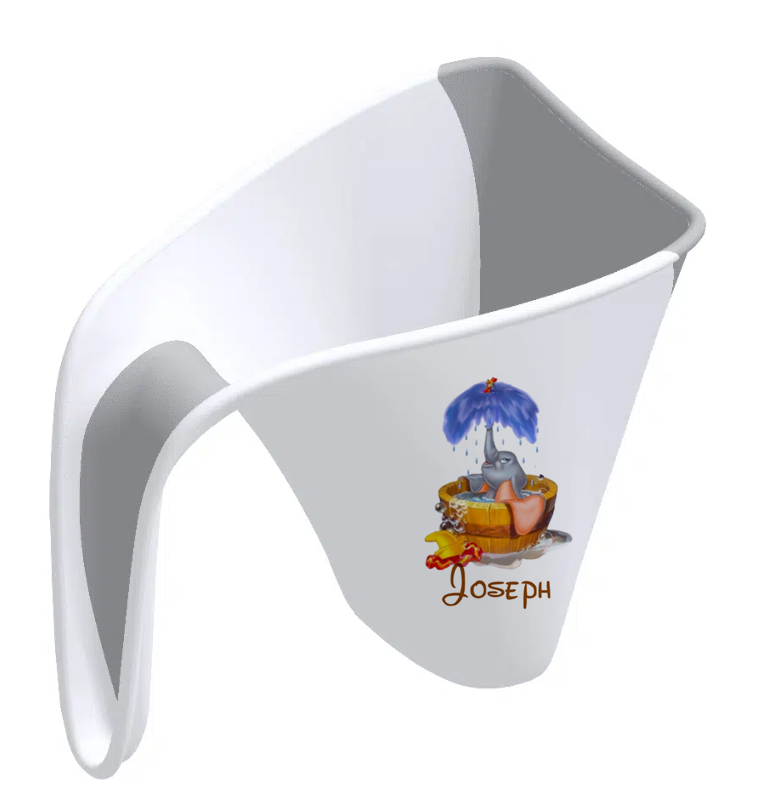 Aqua scale & Ok Baby Bath D Elephant vintage