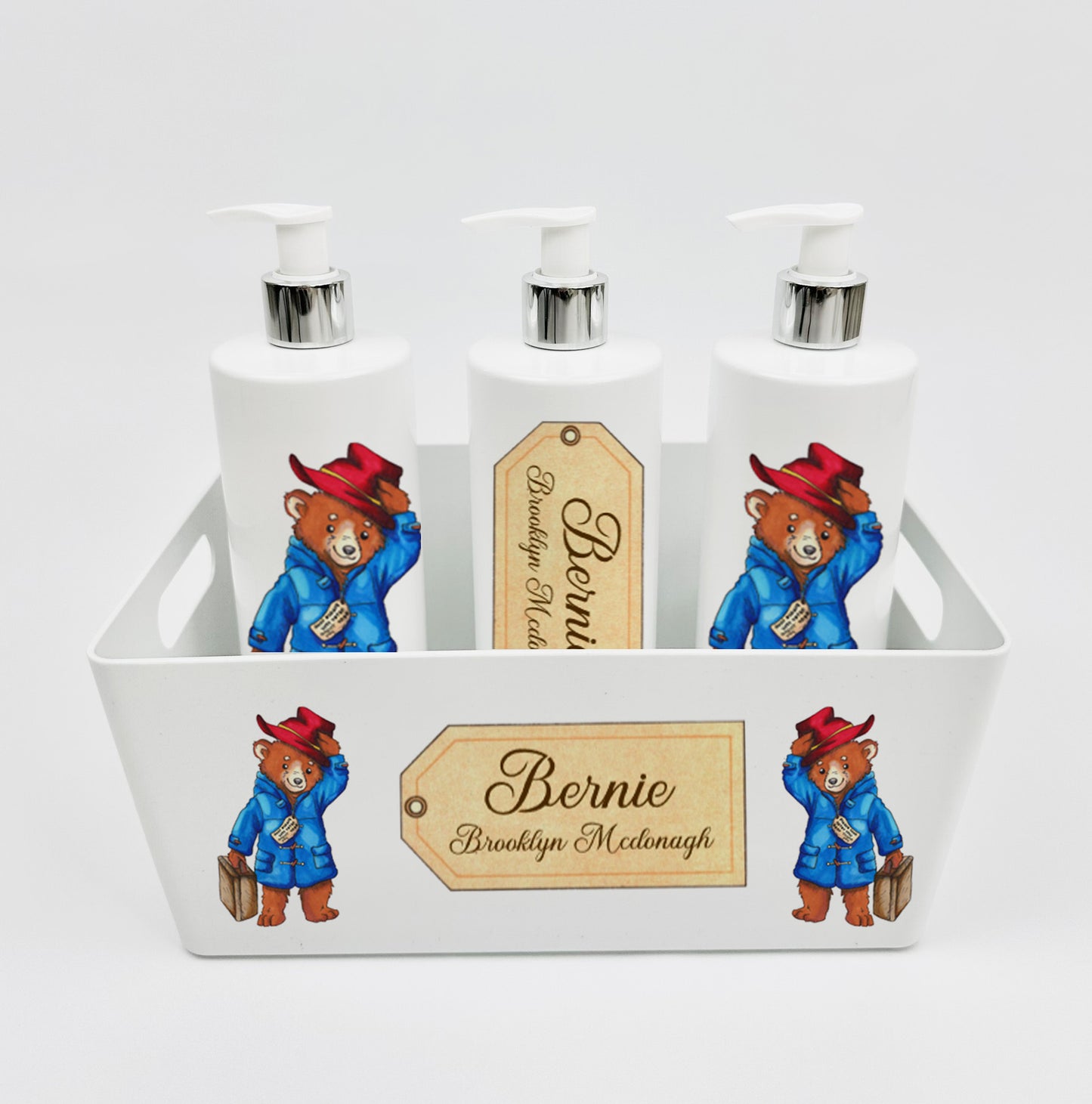 Ok Baby Bath personalised set Paddington Bear