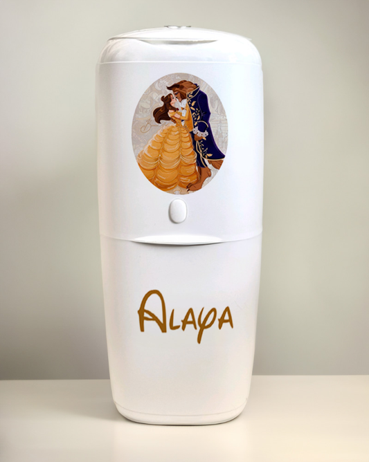 Angelcare Nappy Disposal System with 1 Refill Personalised D belle