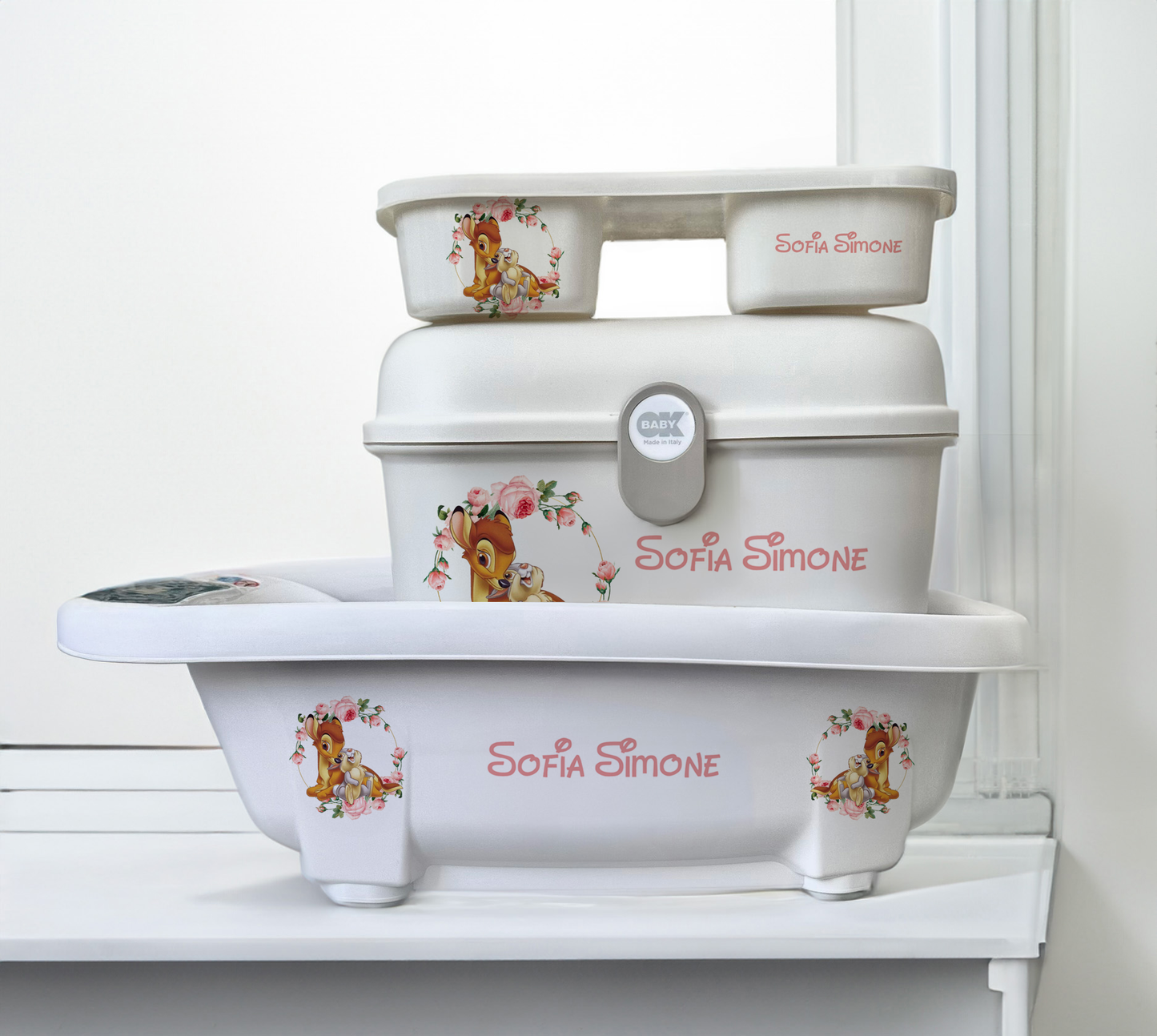 Aqua scale & Ok Baby Bath D bambi