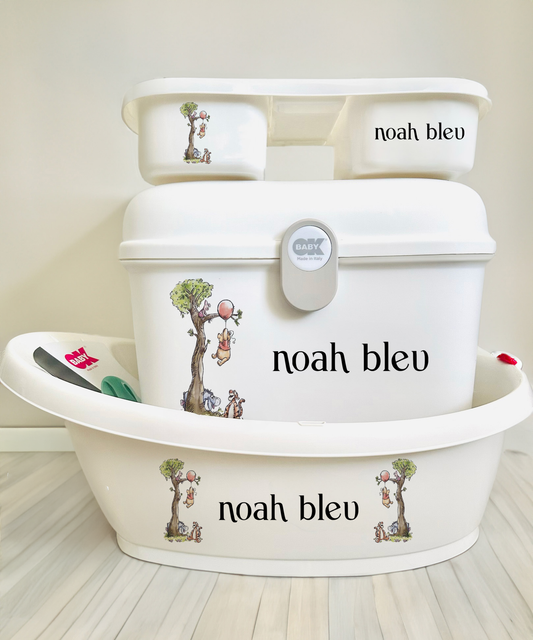 Ok baby bath personalised set D Winnie