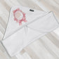 Pink monogram towel