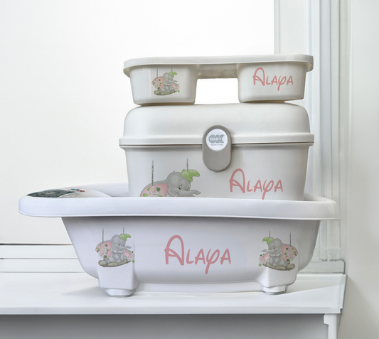 Aqua scale & Ok Baby Bath D Elephant