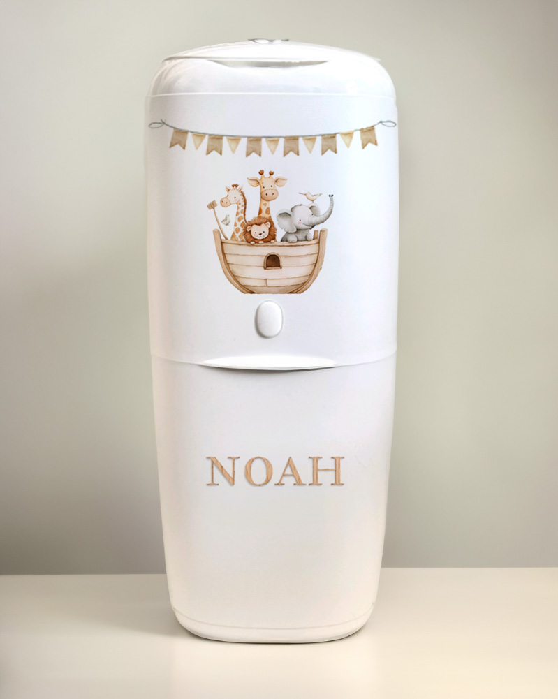 Ok baby bath personalised set Noah`s ark