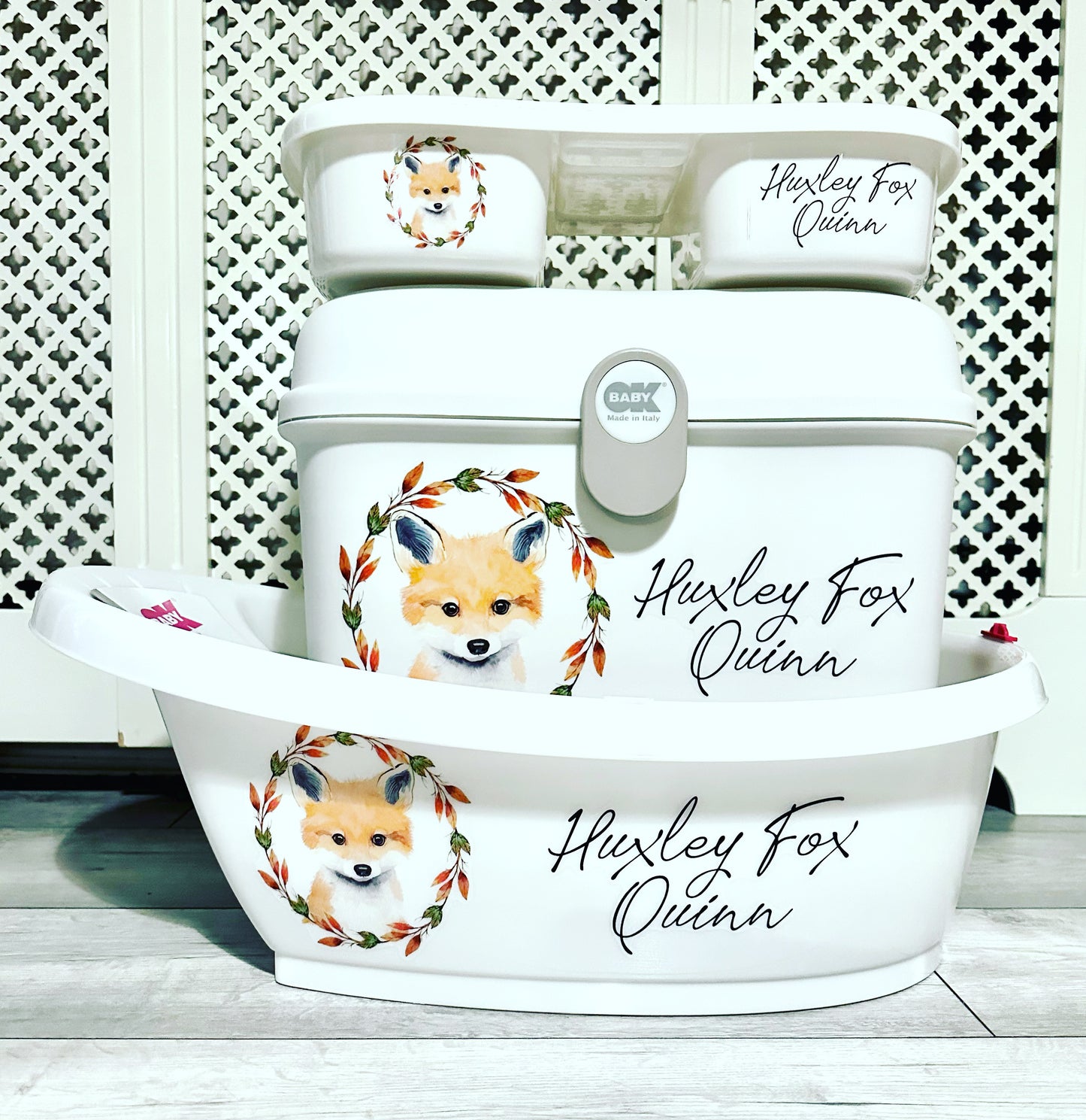 Ok baby Fox Bath Set