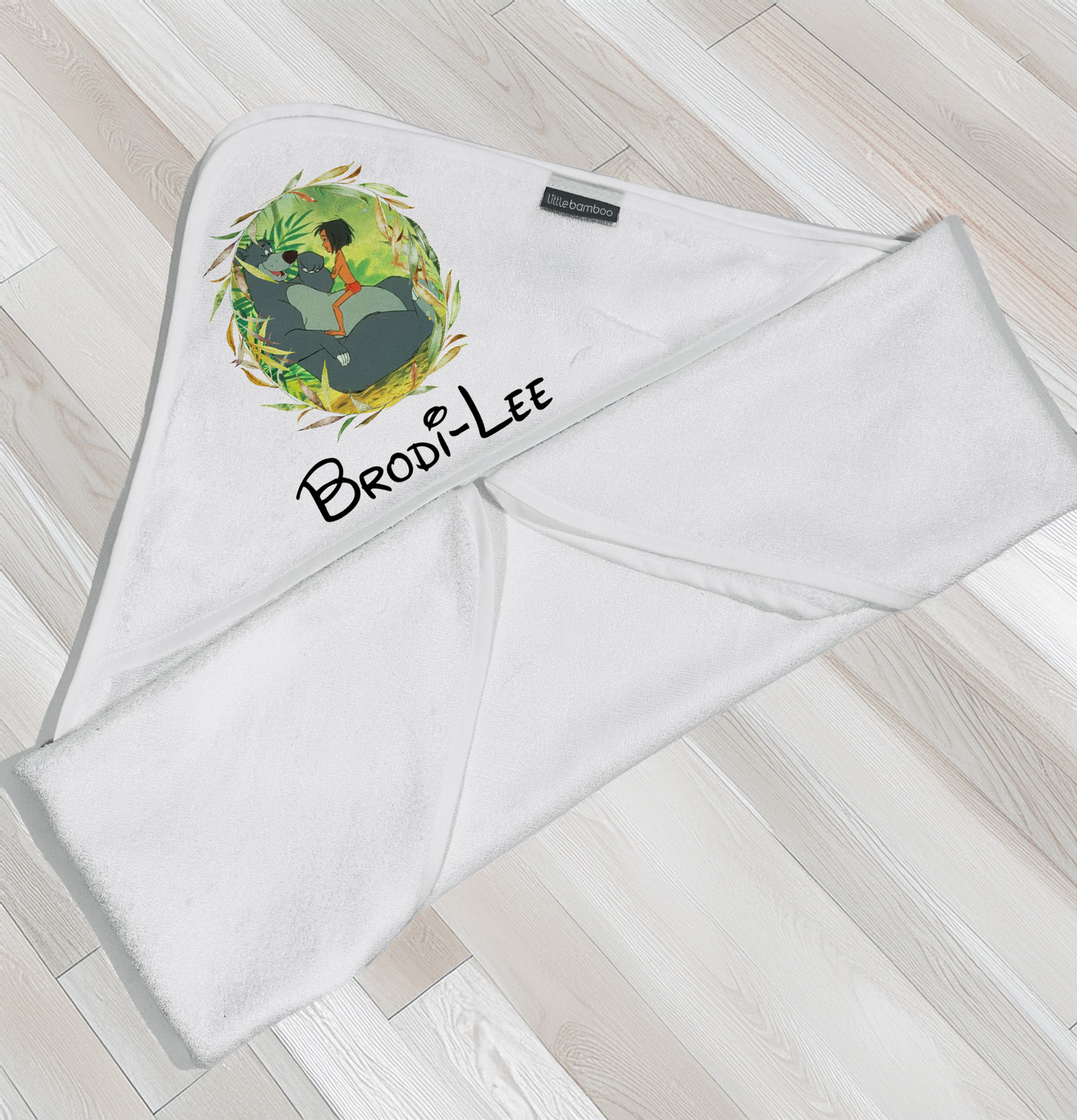 Shnuggle bath personalised set D jungle