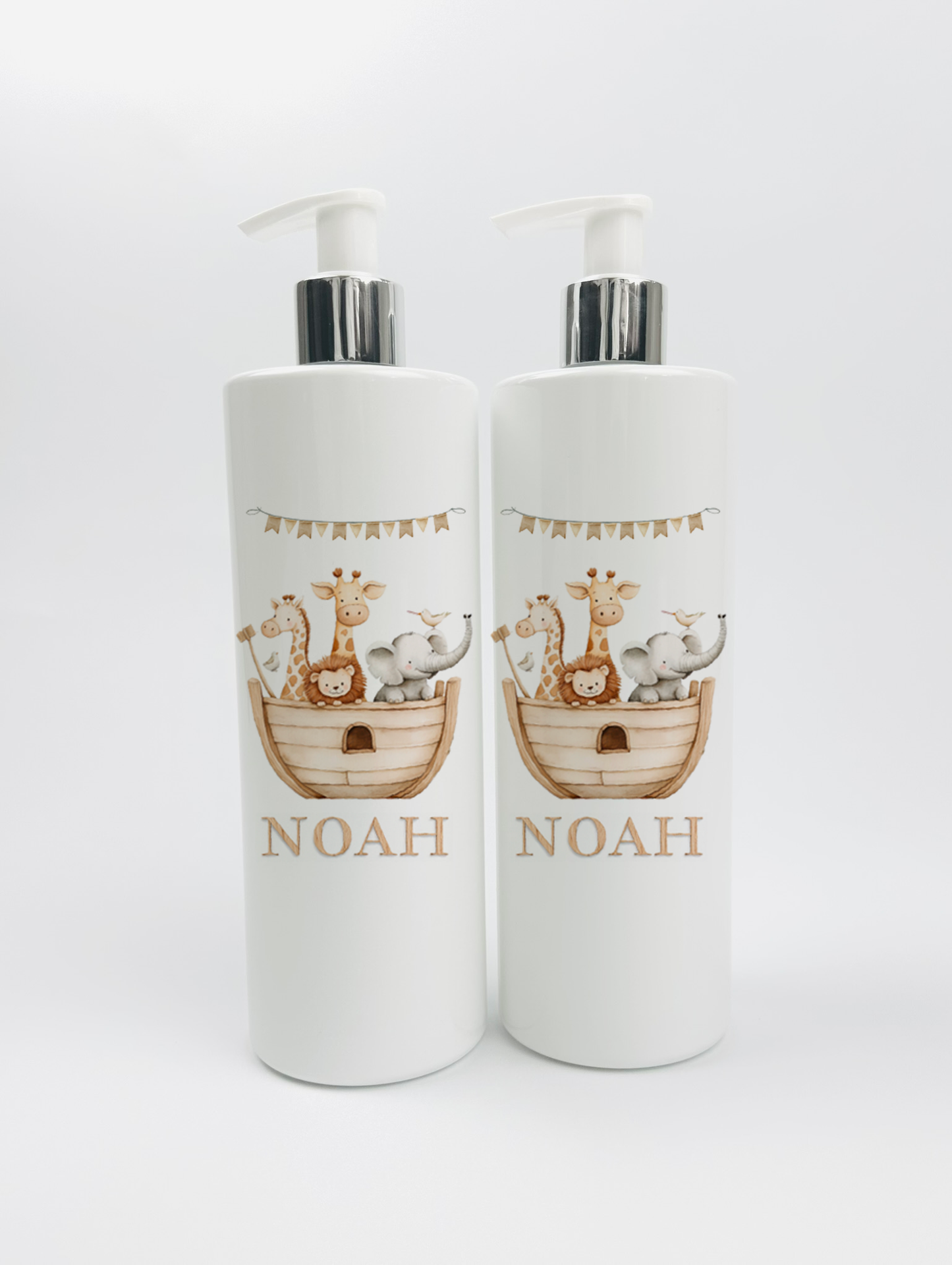 Ok baby bath personalised set Noah`s ark