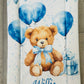 Balloon teddy bear changing mat