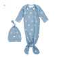 Snuggle Knit™ Newborn Gift Set Knotted Gown + Infant Hat