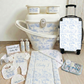 Shnuggle personalised baby bundle Saffari blue