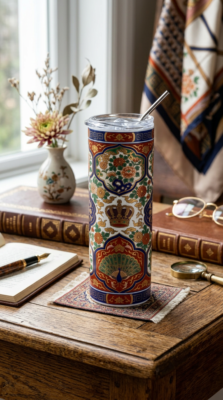 tumbler Old Imari inspired