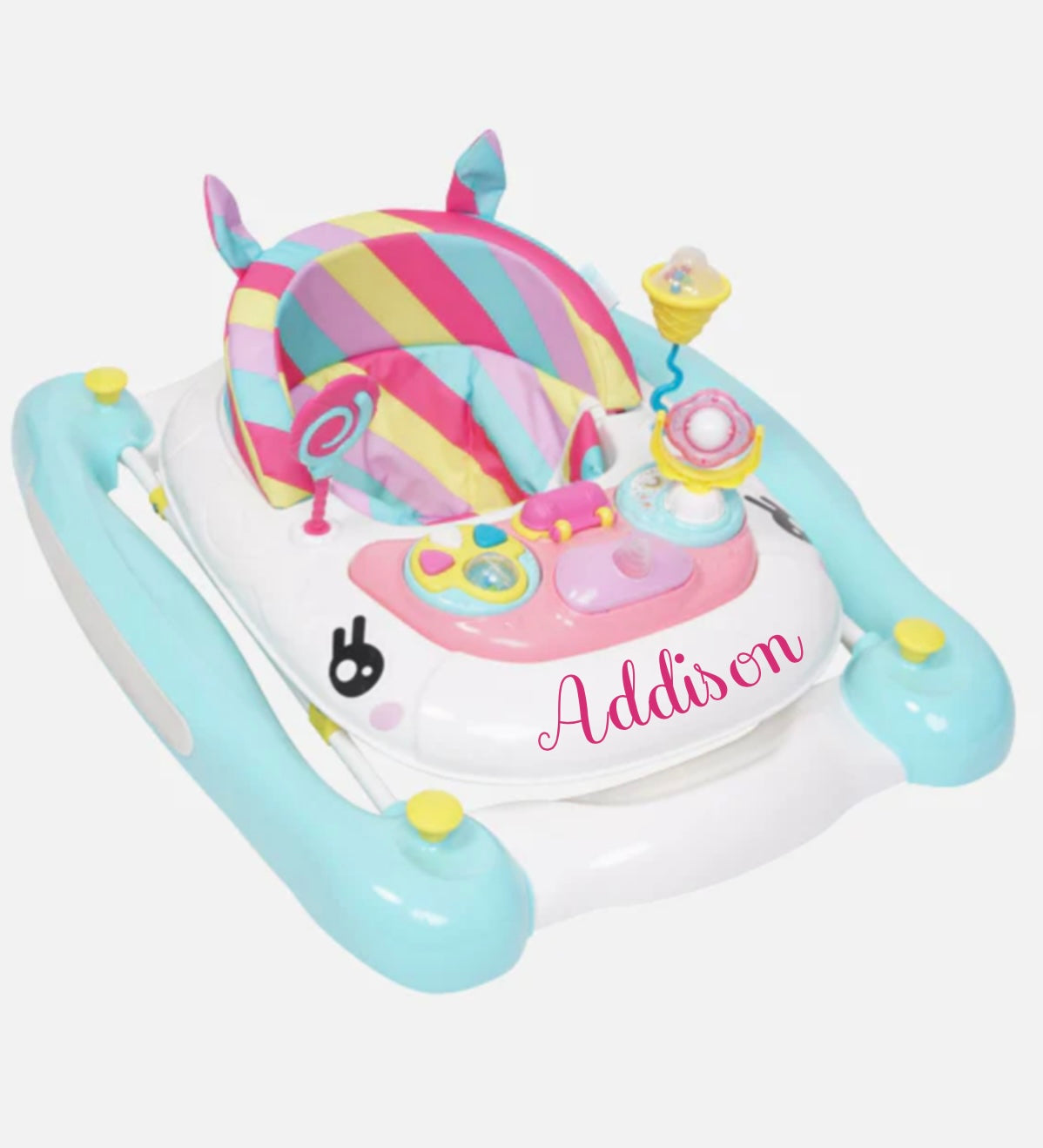 Personalised My child unicorn rocker/ walker