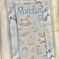 Pre printed and personalised changing mat