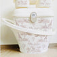 Shnuggle bath personalised set Safari cream