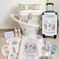 Shnuggle personalised baby bundle Blue Carousal