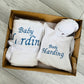 Personalised shnuggle Moses, stand, blanket and comforter