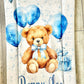 Balloon teddy bear changing mat