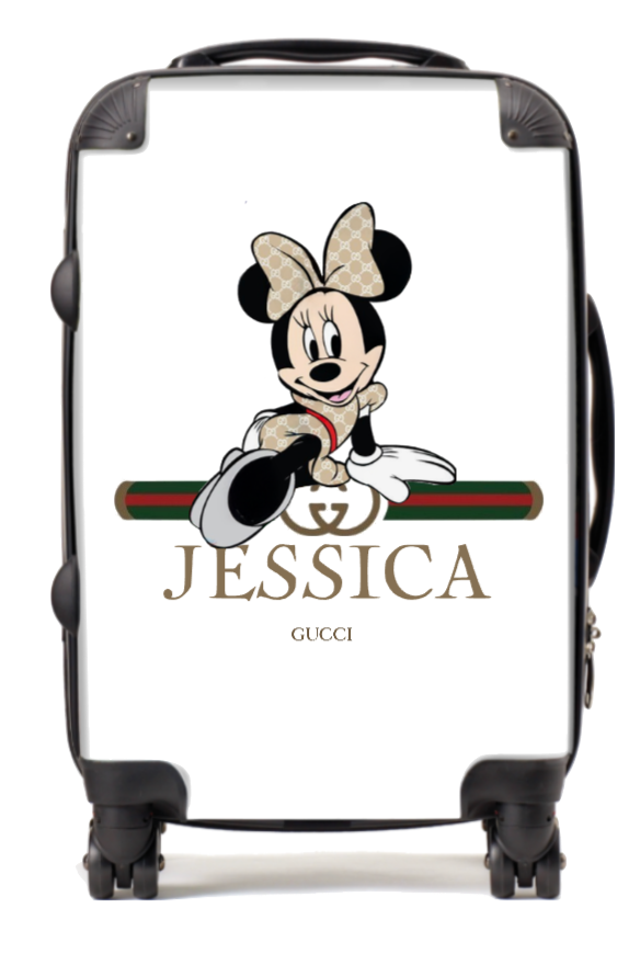 Shnuggle bath personalised set Designer minnie mouse