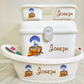 Ok baby bath personalised set D elephant vintage