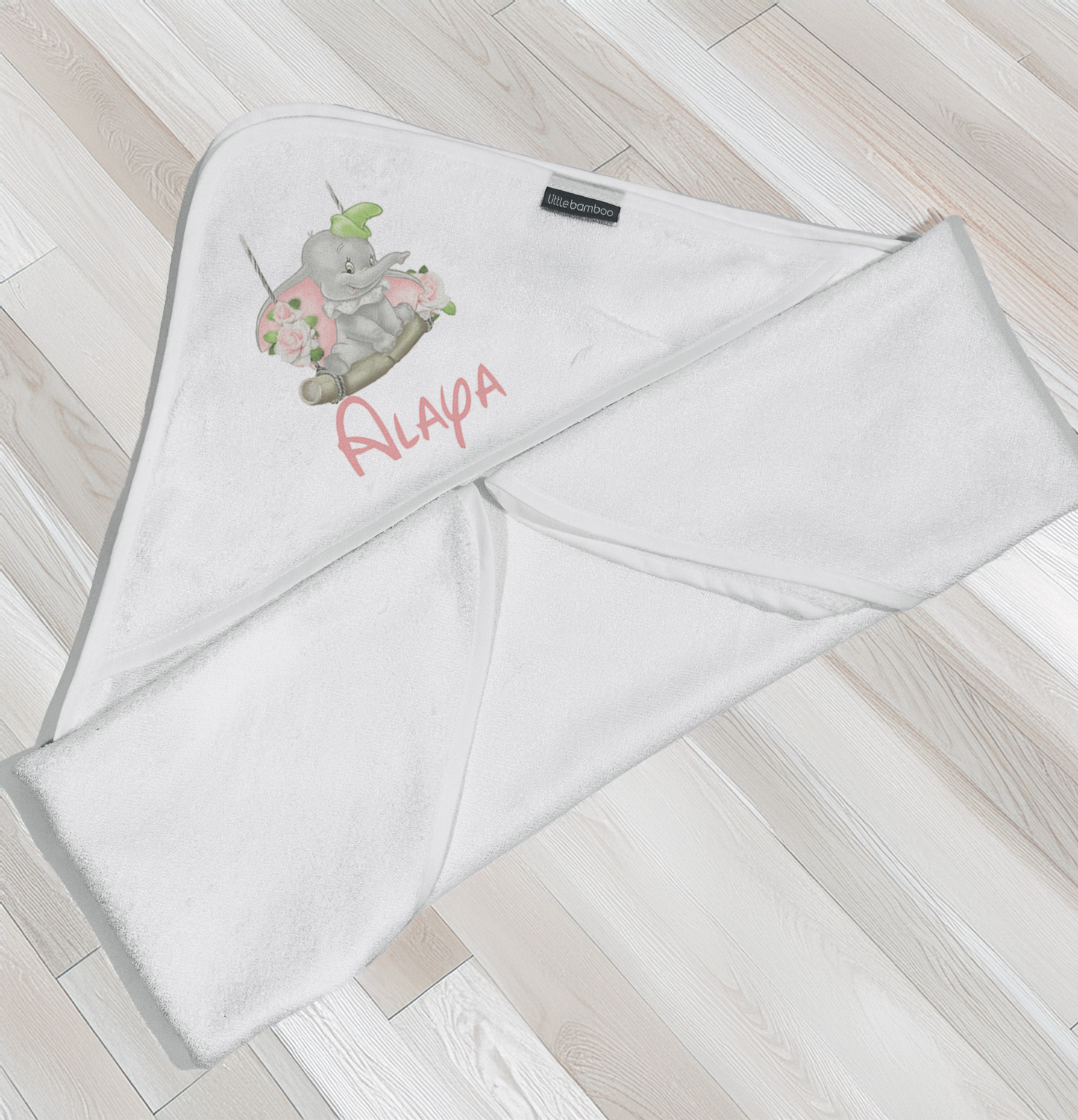 Shnuggle bath personalised set D elephant