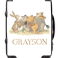 Personalised Vintage Winnie pooh & Friends  Suitcase and changing bag