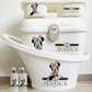 Shnuggle bath personalised set Designer minnie mouse