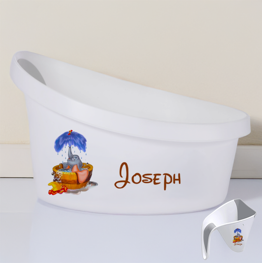 Shnuggle Toddler Bath D elephant vintage