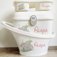 Shnuggle bath personalised set D elephant