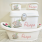 Ok baby bath personalised set D elephant