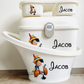 Shnuggle bath personalised set D noocio