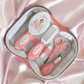 Shnuggle personalised baby bundle lux pink blonde