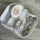 Ok baby bath personalised set Carousal Cream