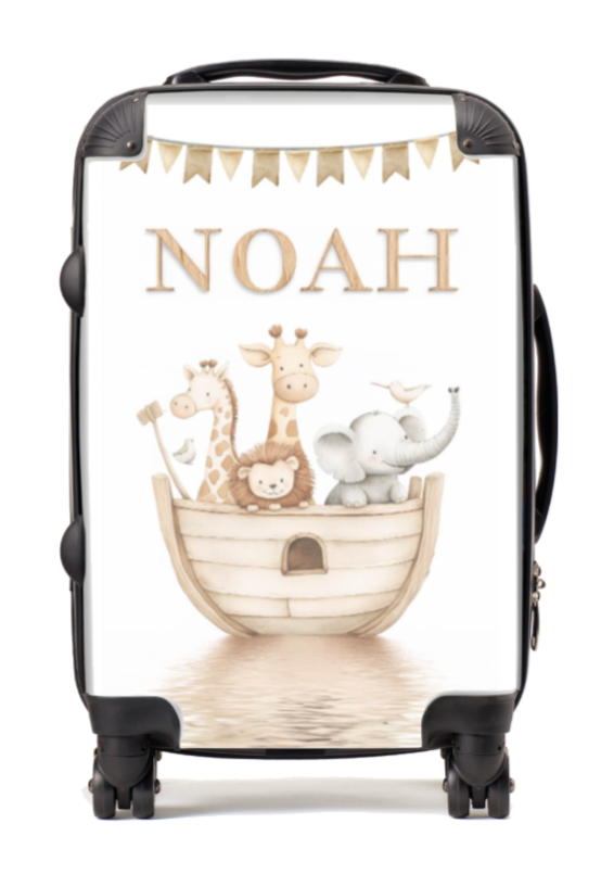 Ok baby bath personalised set Noah`s ark