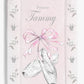 Shnuggle Personalised Bath Set Ballet Shoe & Matching Items
