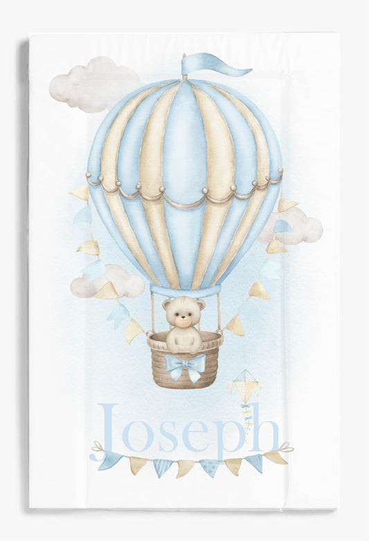 Ok Baby Personalised Hot air Balloon Set Blue