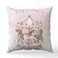 Personalised Carousel pink Blanket and pillow sets