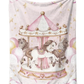 Personalised Carousel pink Blanket and pillow sets