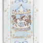 Ok baby bath personalised set Carousal Blue