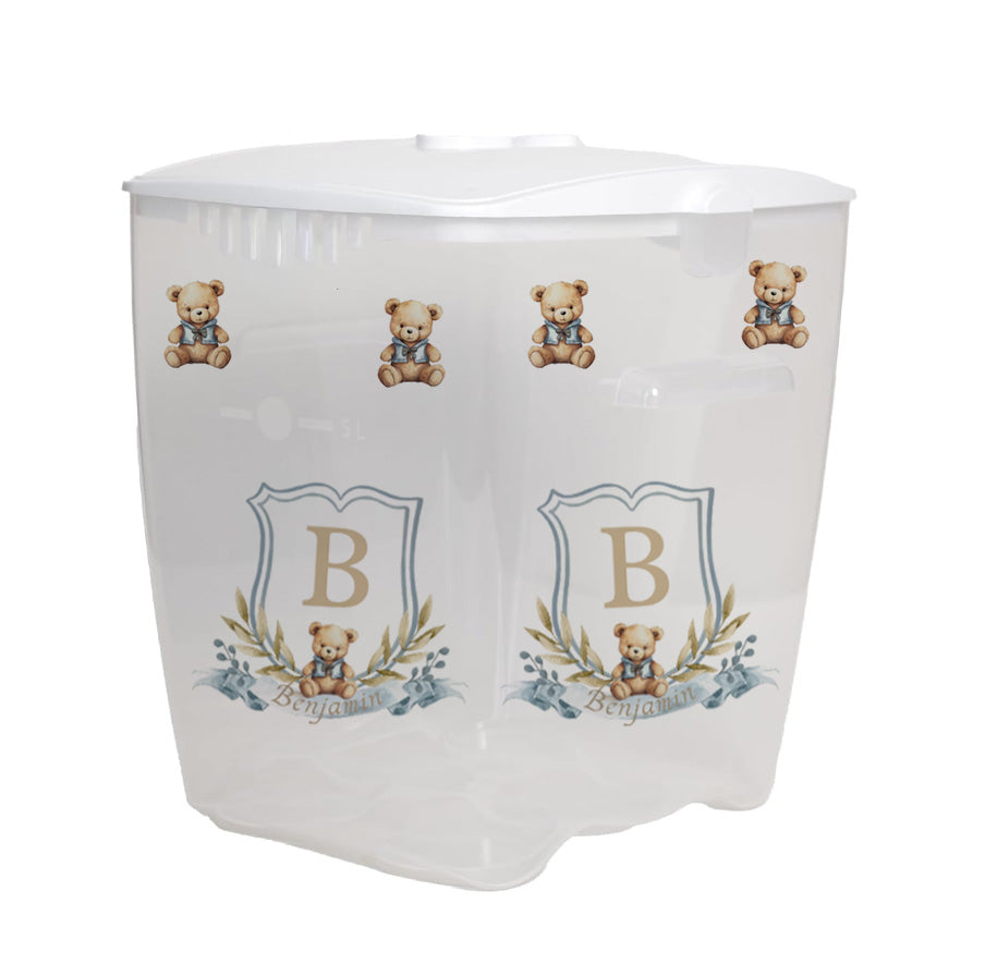 Aqua scale & Ok Baby Bath Set Crest bear