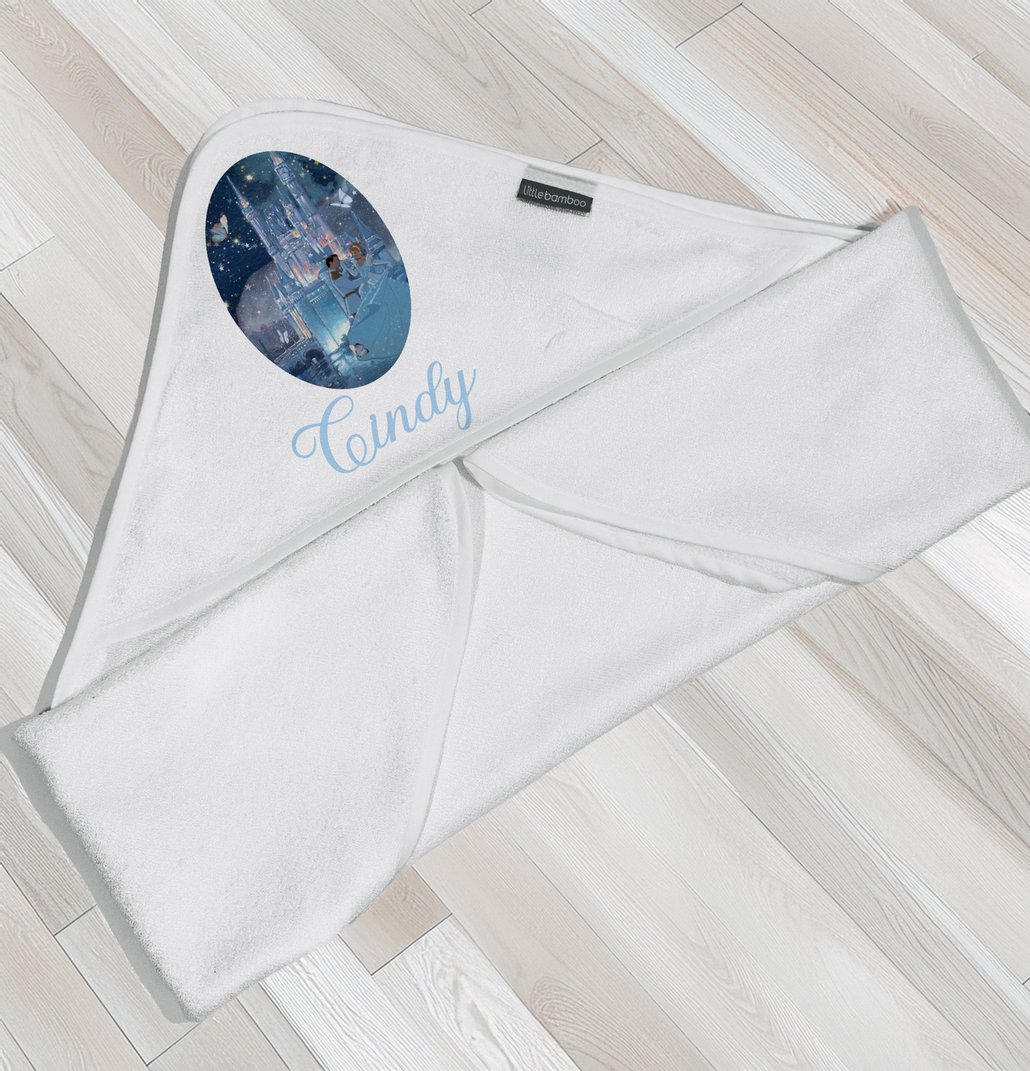 Toddlers shnuggle Personalised bath set Disney Cinderella 12-4 years
